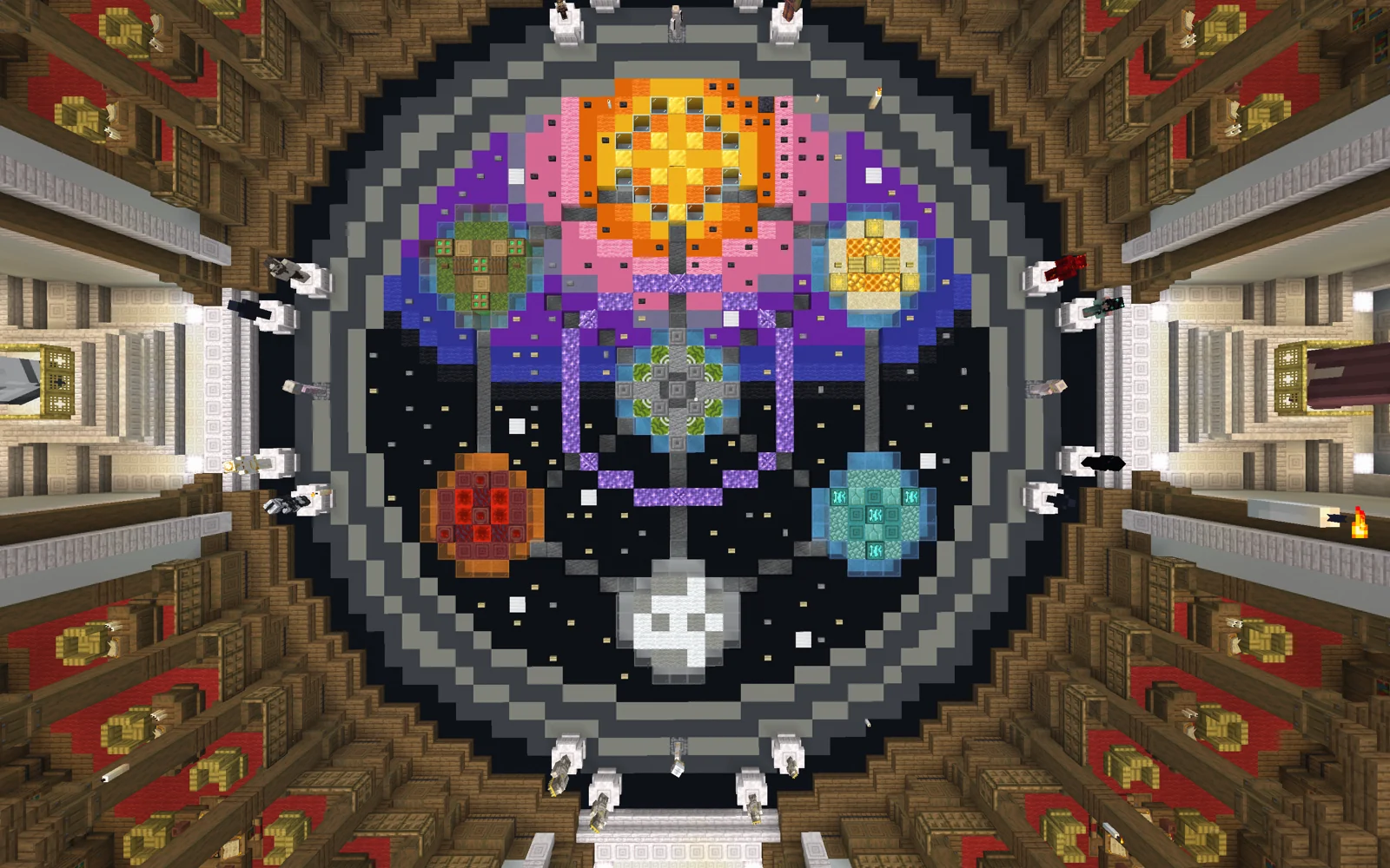 Mural de los mundos, captura de MC-WORLD
