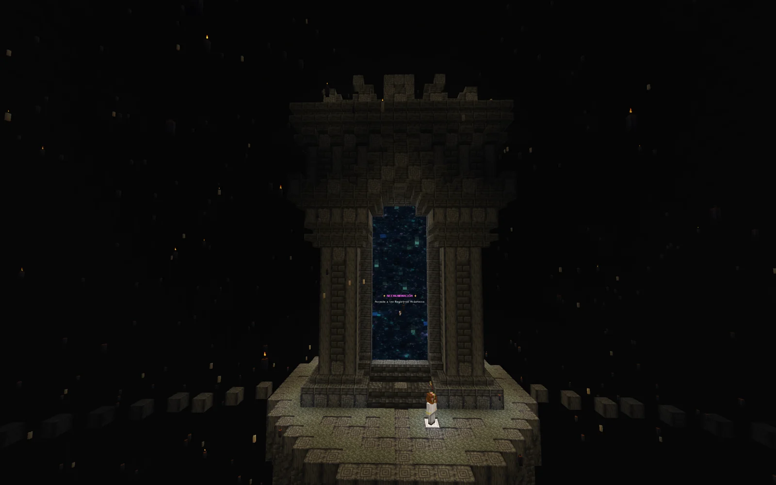 Portal de las dungeons, captura de MC-WORLD